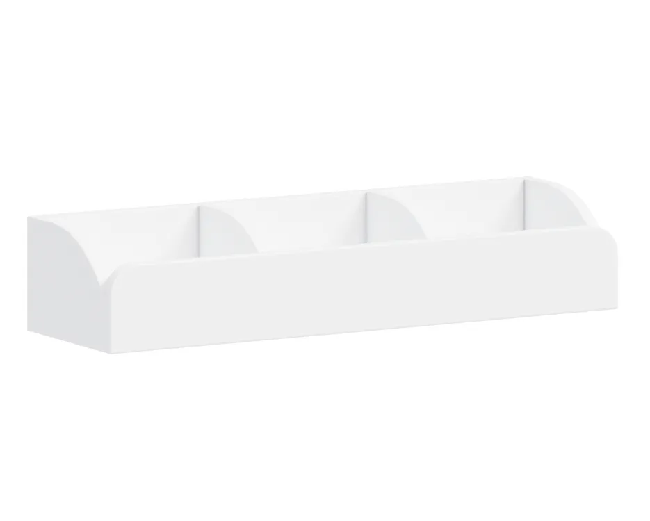White Montessori Organizer Kutu Raf
