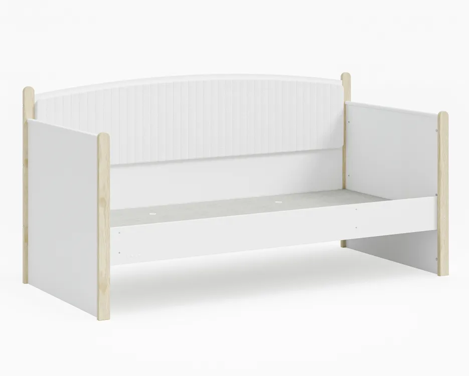 White Montessori Daybed Karyola (Korkuluksuz)