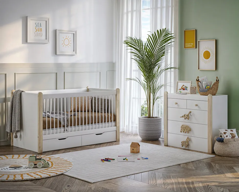 White Montessori Baby