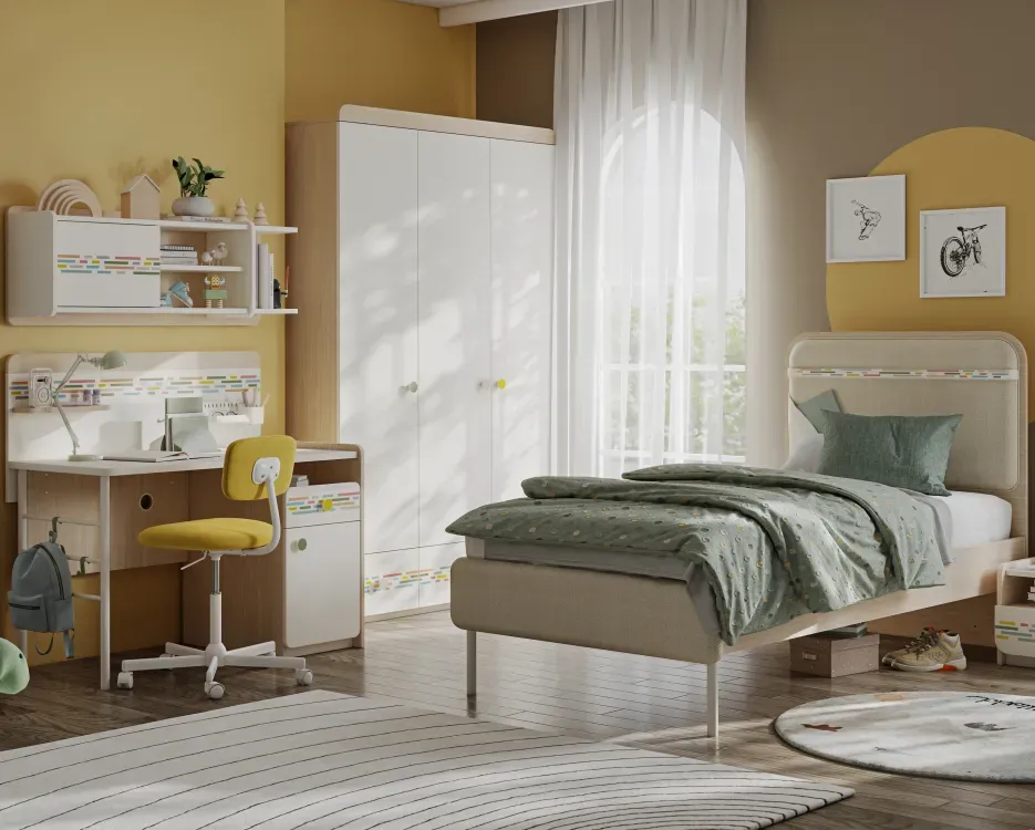 Nest Genç Odası: Ergonomi ve Akıllı Depolama ile Yüksek Performans Alanları