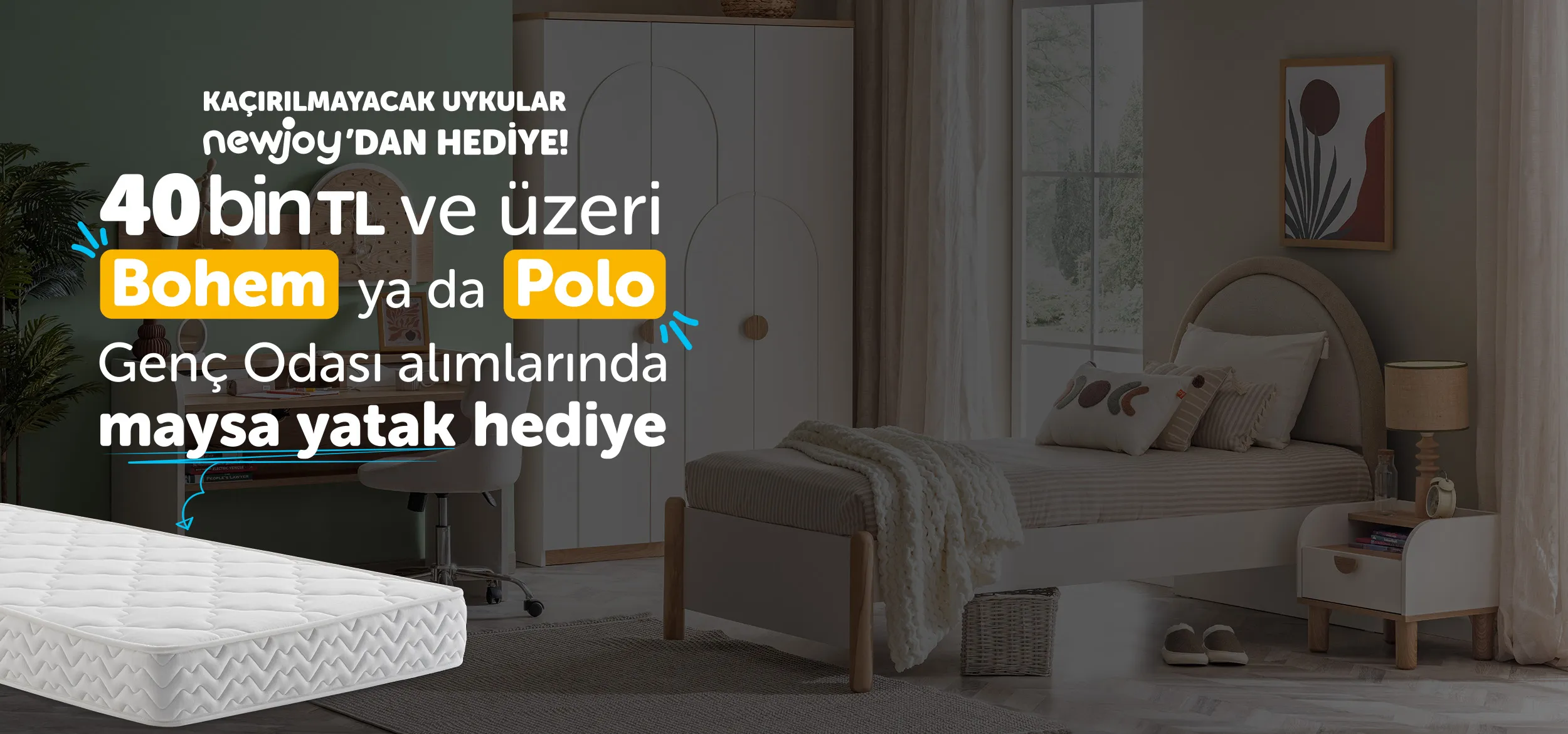 Newjoy'dan Kaçırılmayacak Uykular Hediye!