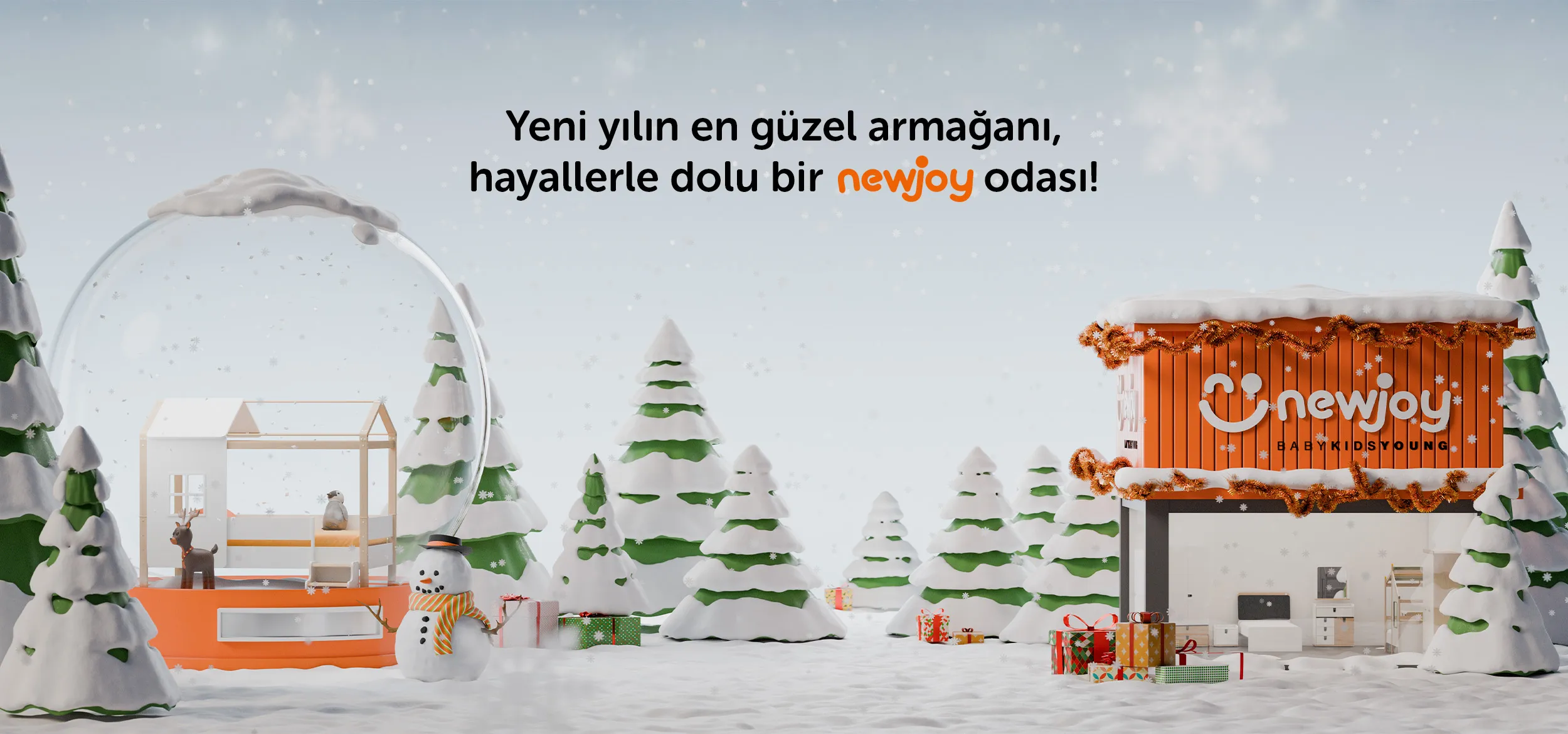 Yeni yılın en güzel armağanı, hayallerle dolu bir Newjoy odası!