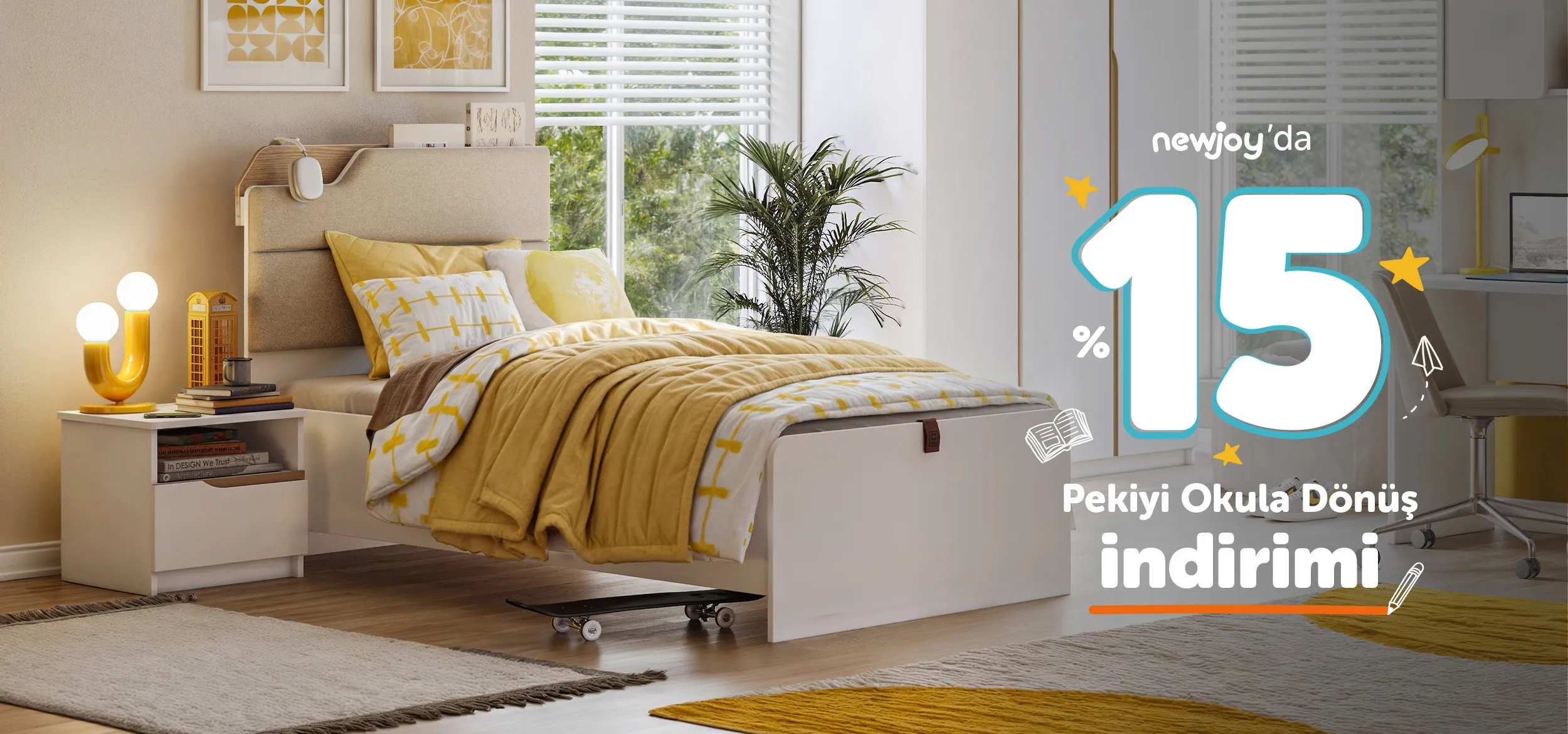 Newjoy'dan %15 Okula Dönüş İndirimi