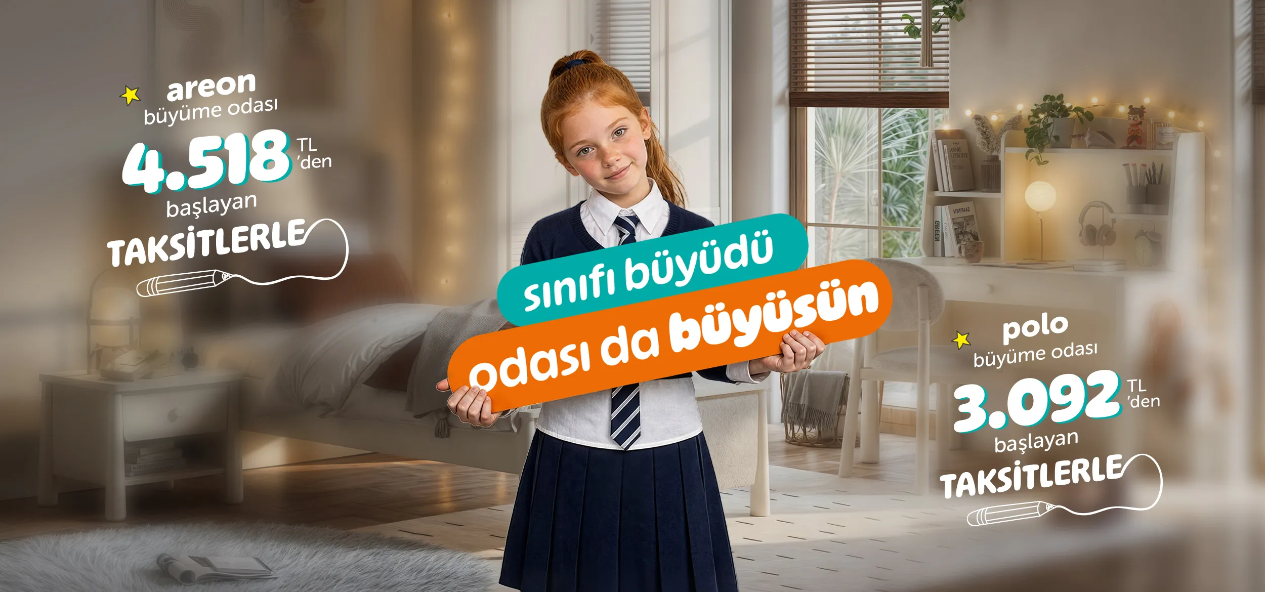 Sınıfı Büyüdü Odası da Büyüsün