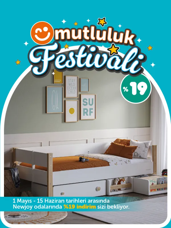 Newjoy Odalarında %19 İndirim