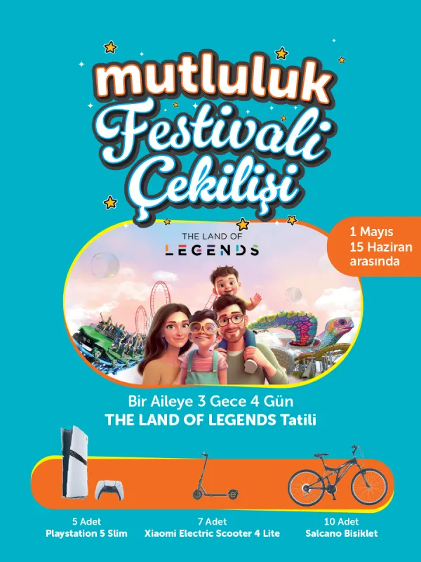 Newjoy Mutluluk Festivali Çekilişi