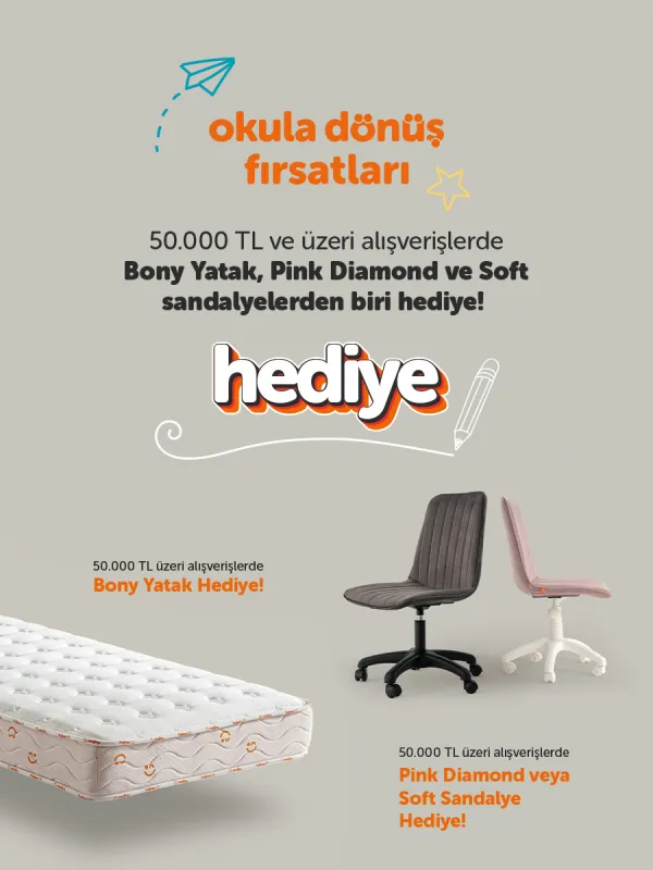 50.000 TL ve Üzeri Alışverişe Newjoy'dan Okula Dönüş Hediyesi!