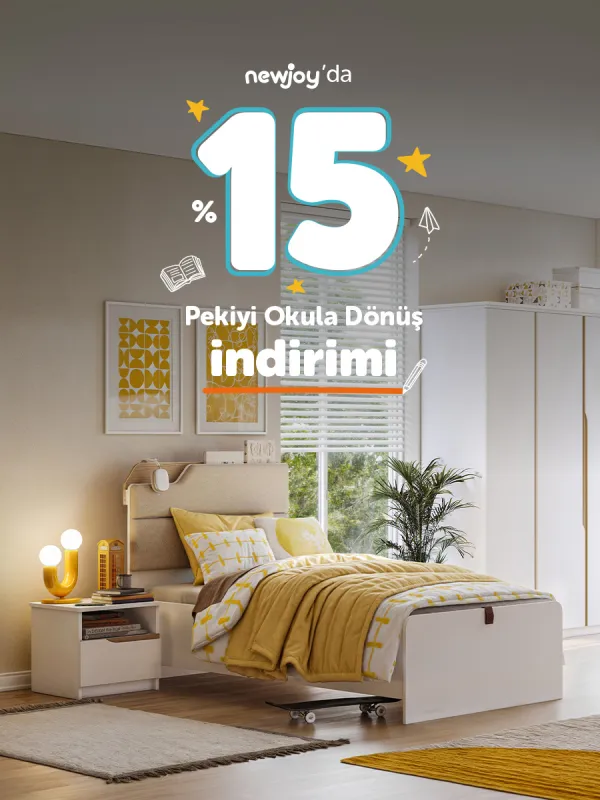 Newjoy'dan %15 Okula Dönüş İndirimi