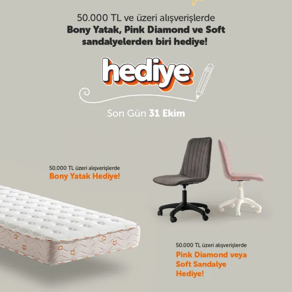 50.000 TL ve Üzeri Alışverişe Newjoy'dan Okula Dönüş Hediyesi!
