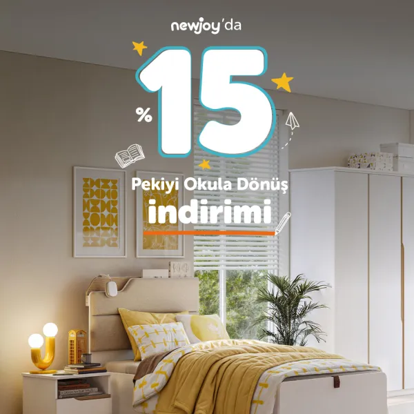 Newjoy'dan %15 Okula Dönüş İndirimi